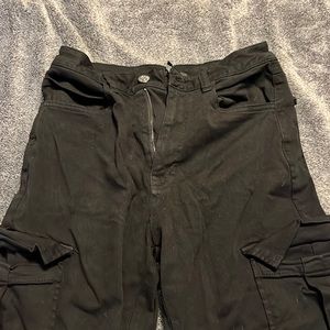 Forever 21 black cargo pants